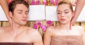 Spa couples massage